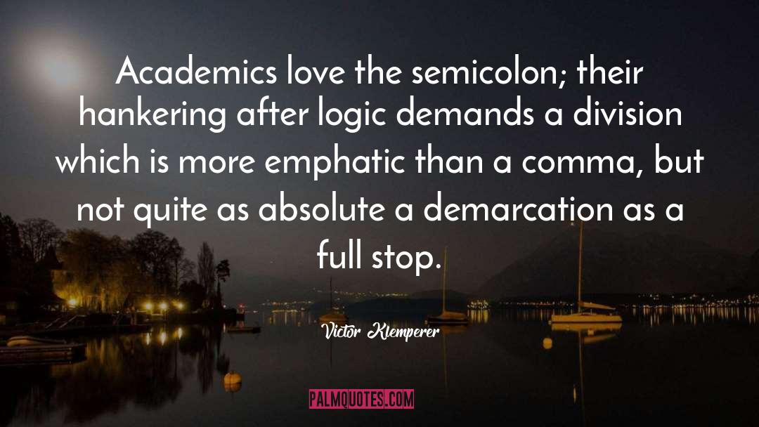 Semicolon In quotes by Victor Klemperer