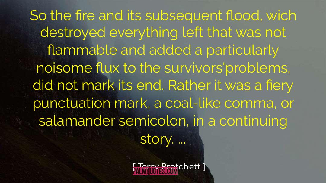 Semicolon In quotes by Terry Pratchett