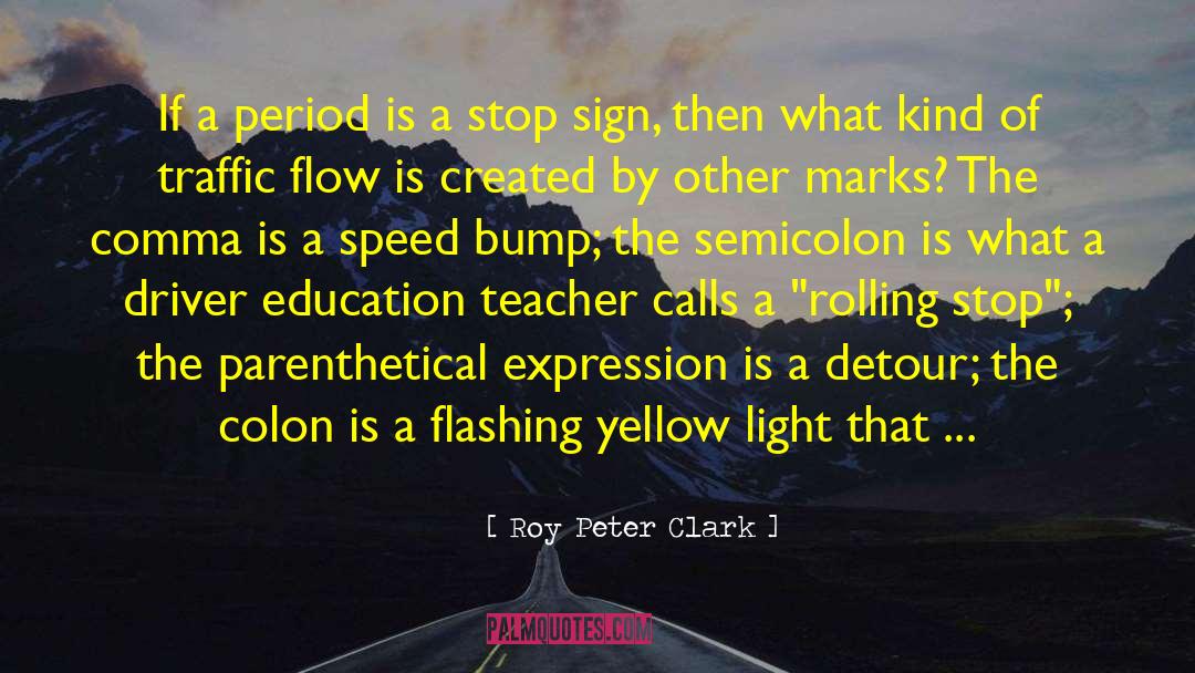 Semicolon quotes by Roy Peter Clark