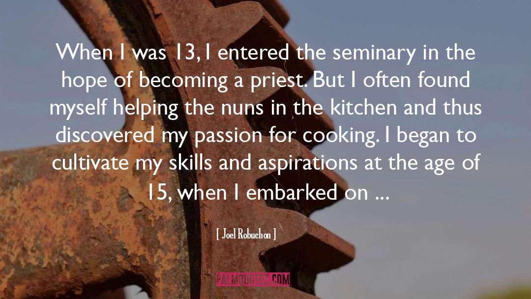 Seminary quotes by Joel Robuchon