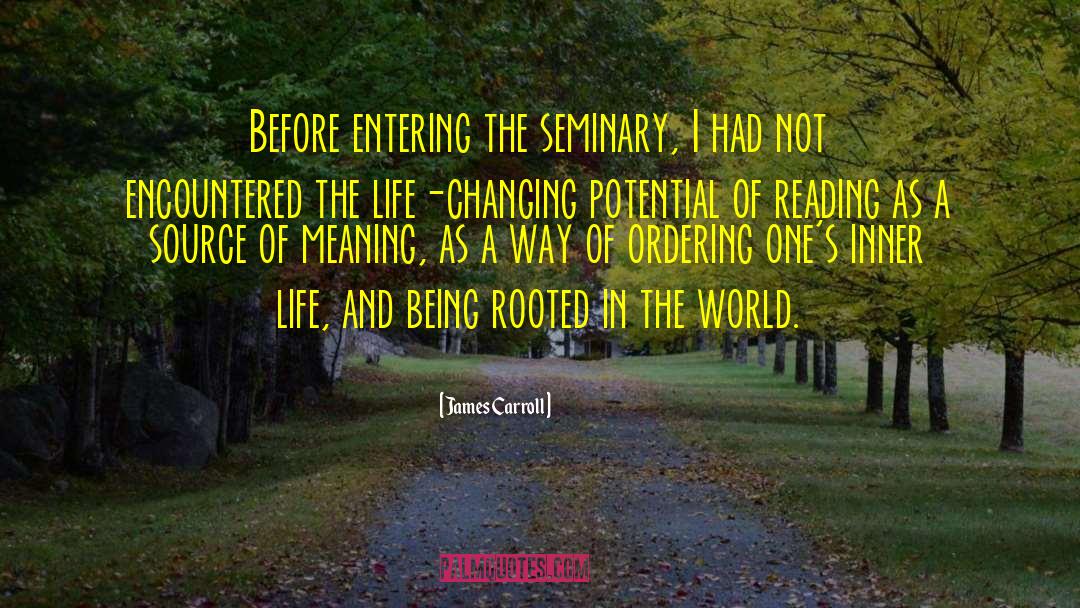 Seminary quotes by James Carroll