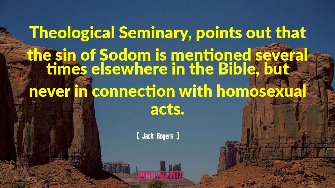 Seminary quotes by Jack Rogers