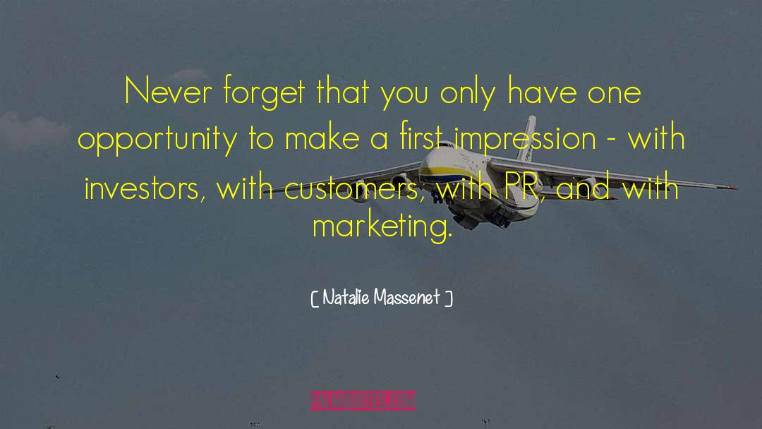 Senac Pr quotes by Natalie Massenet