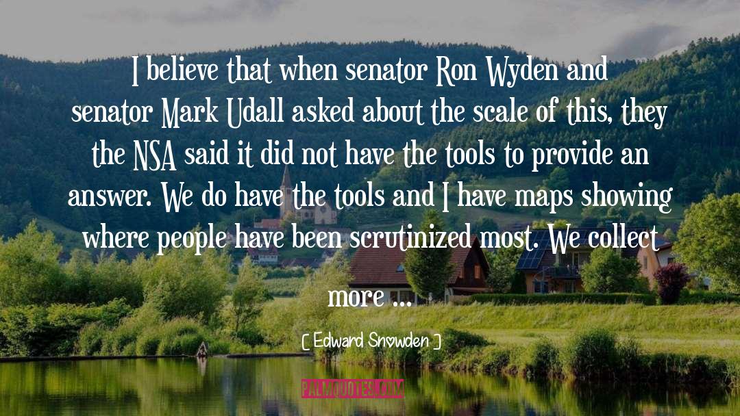 Senator quotes by Edward Snowden