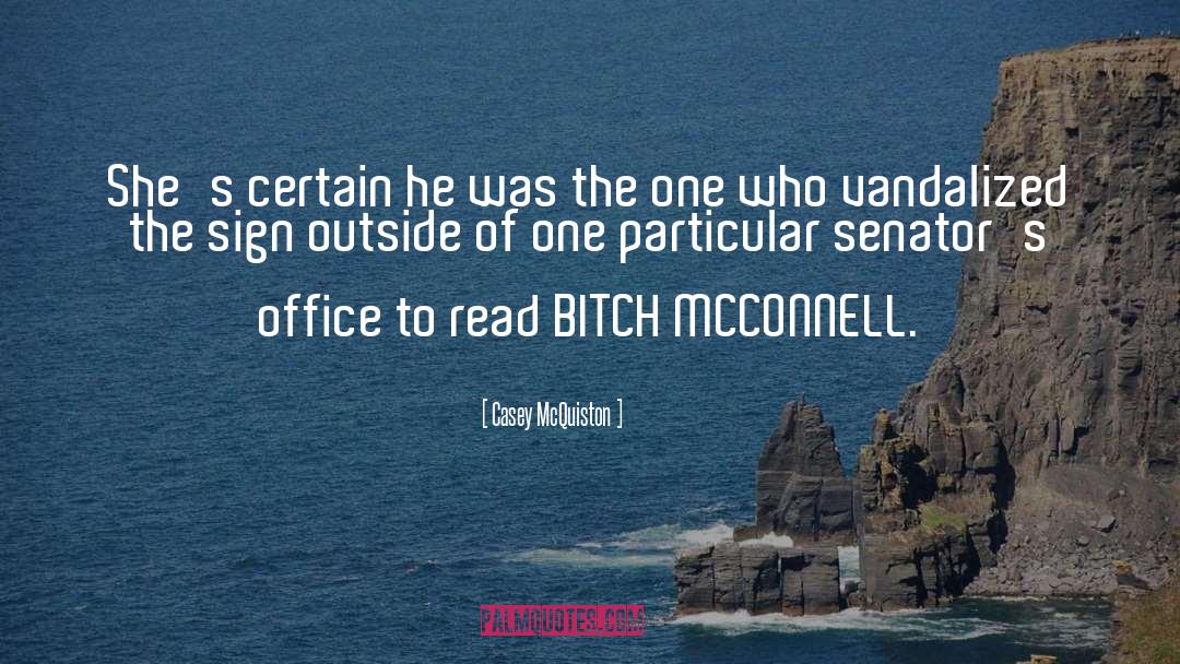 Senators quotes by Casey McQuiston