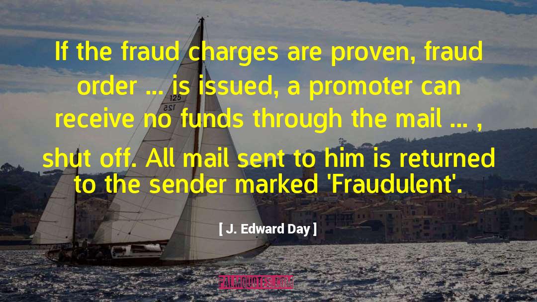 Sender quotes by J. Edward Day