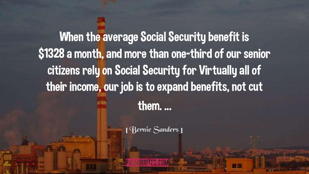 Senior Citizen quotes by Bernie Sanders
