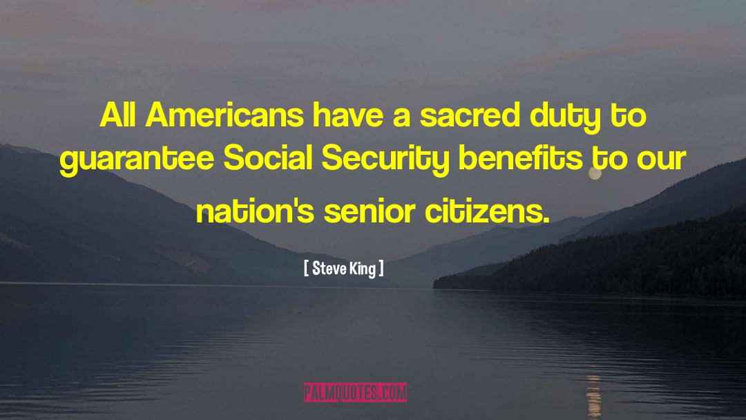 Senior Citizen quotes by Steve King