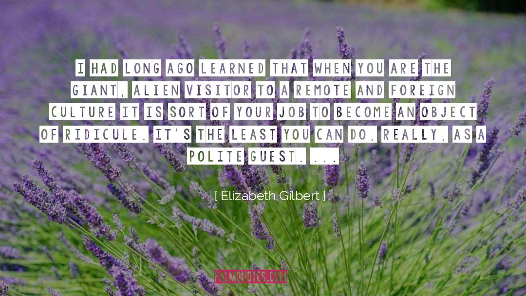 Senior Travel Packages quotes by Elizabeth Gilbert
