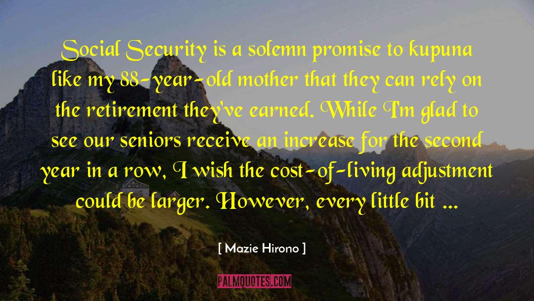 Seniors quotes by Mazie Hirono