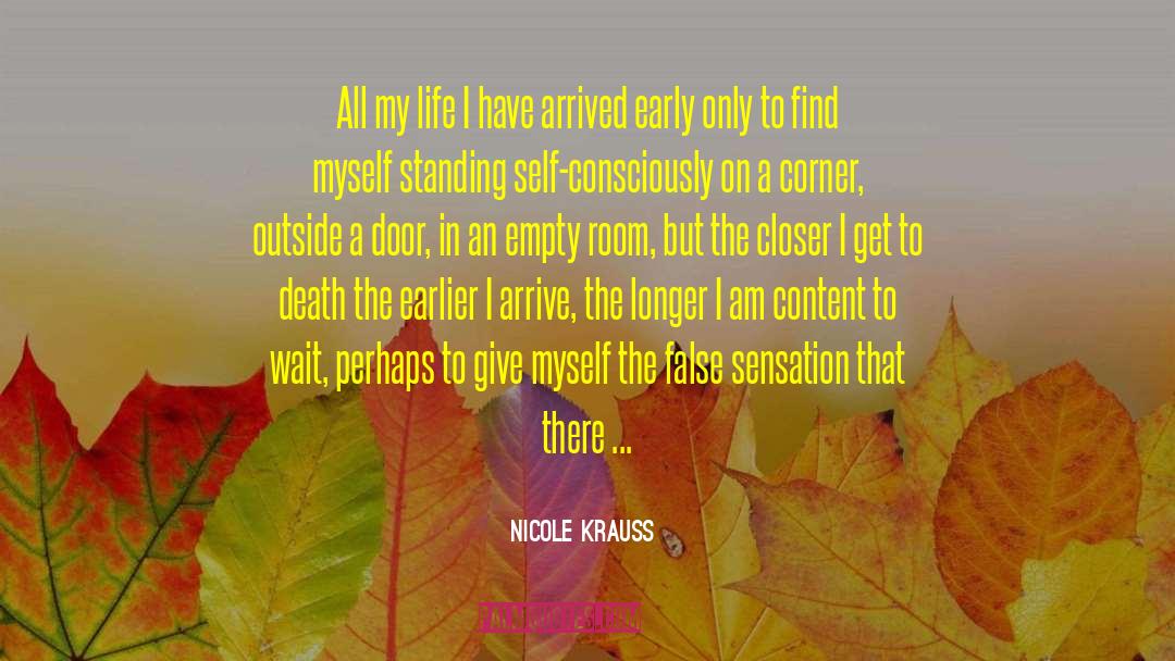 Sensations quotes by Nicole Krauss