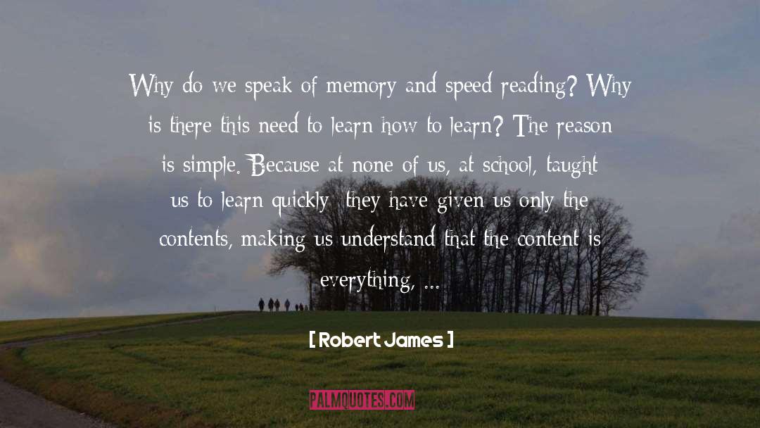 Sense Memory quotes by Robert James