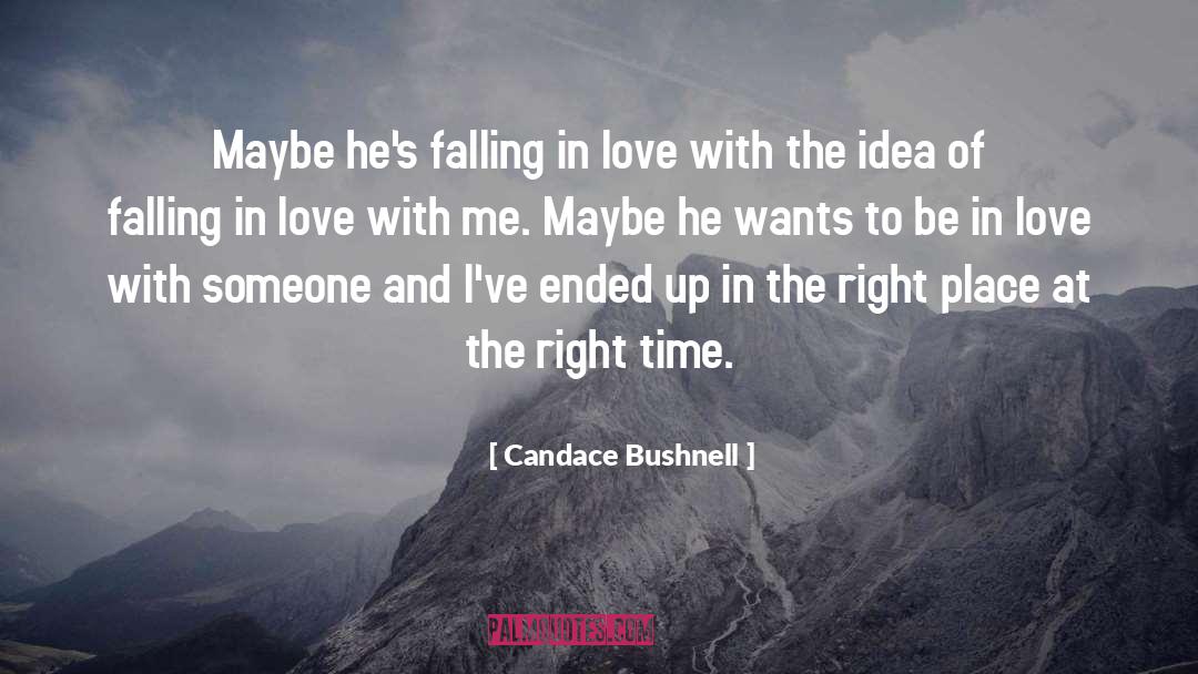 Sense Of Falling In Love quotes by Candace Bushnell