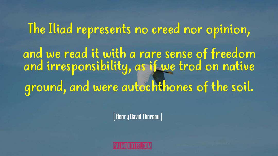 Sense Of Freedom quotes by Henry David Thoreau