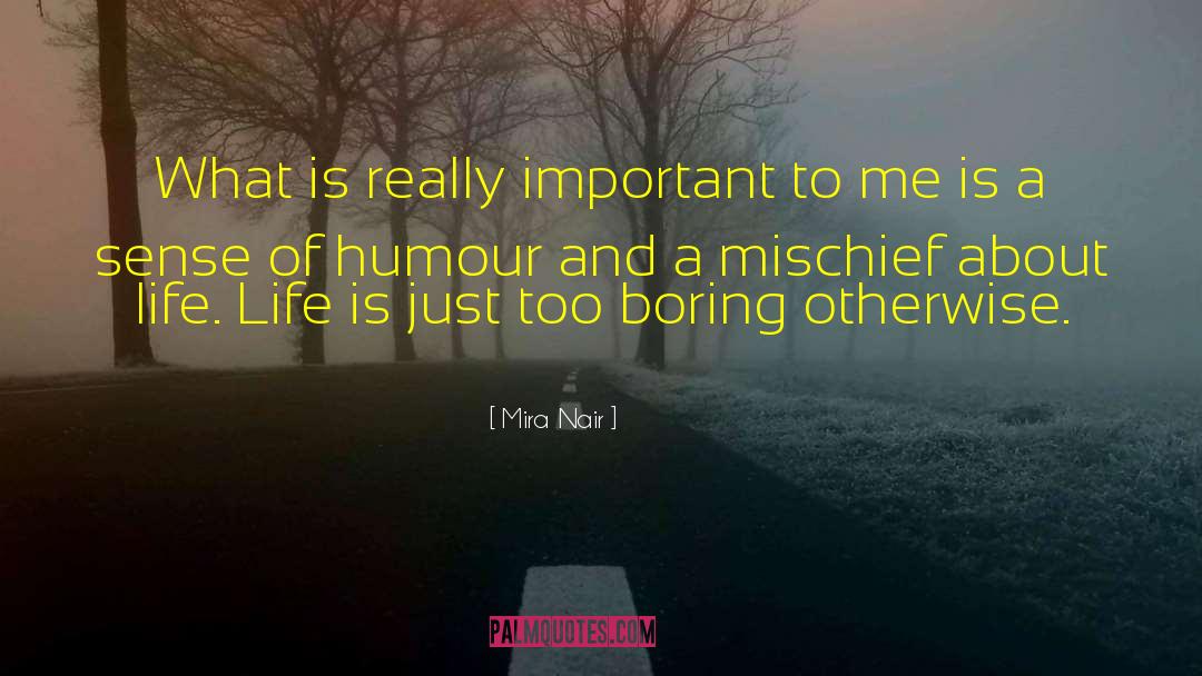 Sense Of Humour quotes by Mira Nair