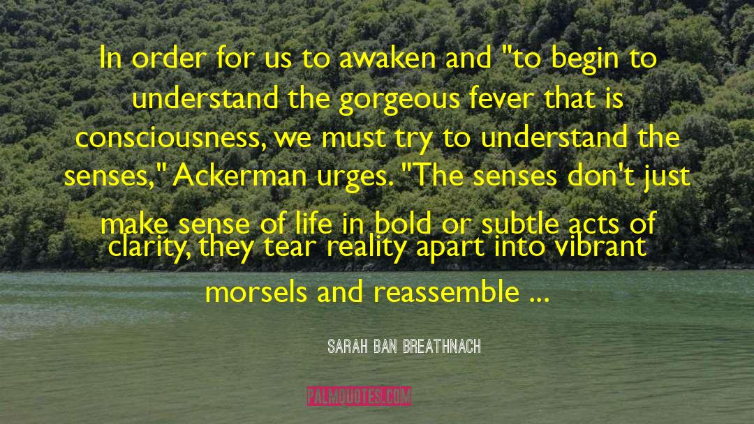 Sense Of Life quotes by Sarah Ban Breathnach