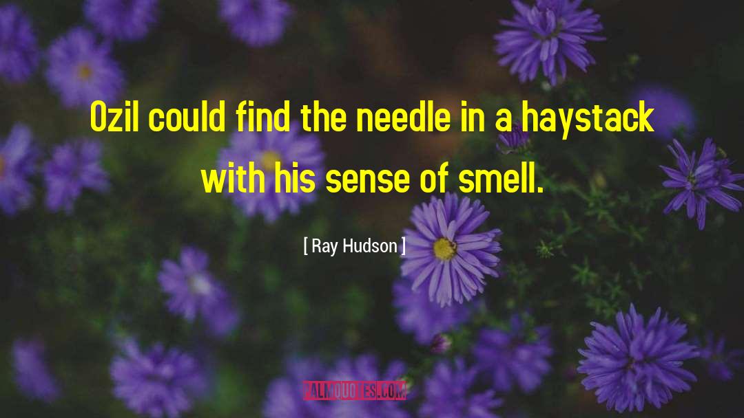 Sense Of Smell quotes by Ray Hudson