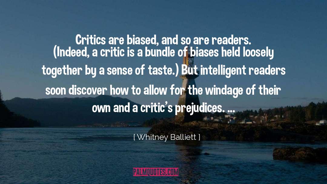 Sense Of Taste quotes by Whitney Balliett