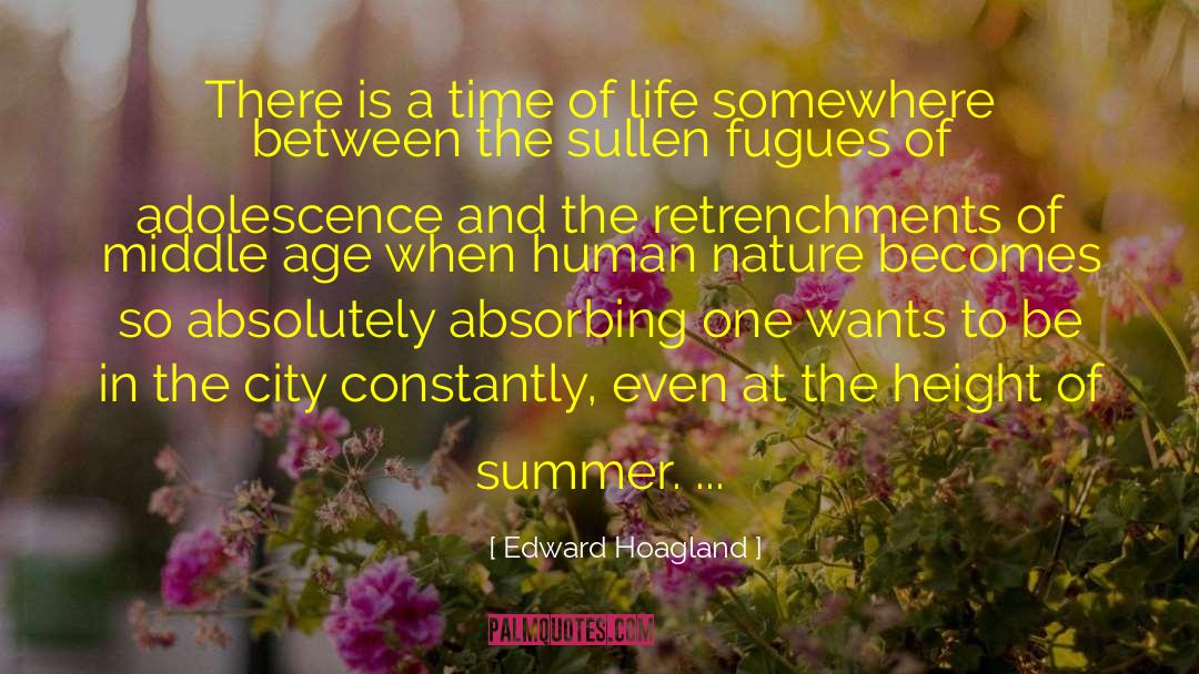 Sense Of Time quotes by Edward Hoagland