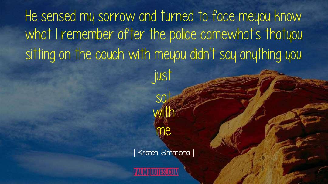 Sensed Past quotes by Kristen Simmons