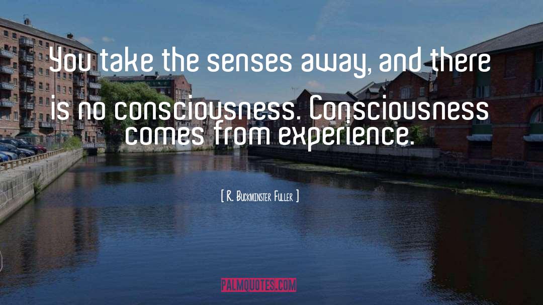 Senses quotes by R. Buckminster Fuller