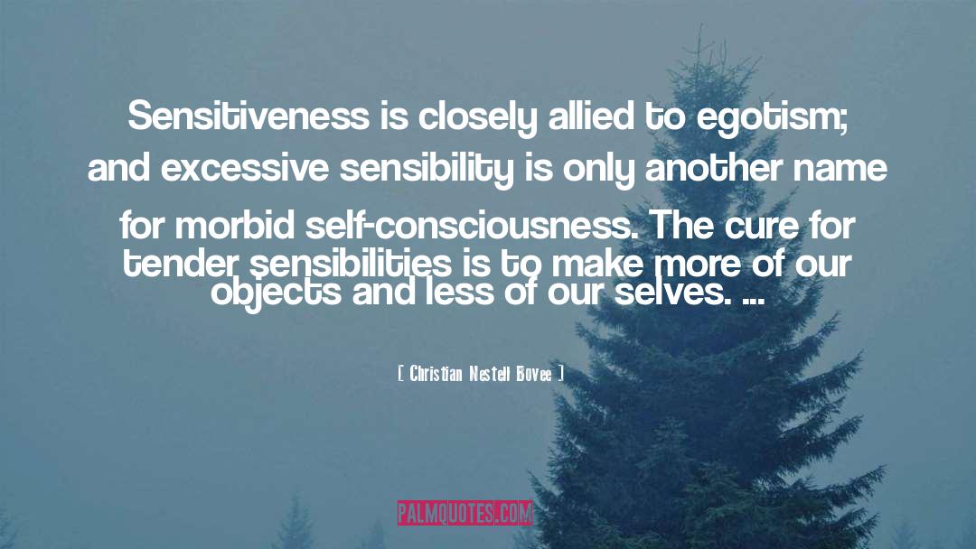 Sensibilities quotes by Christian Nestell Bovee