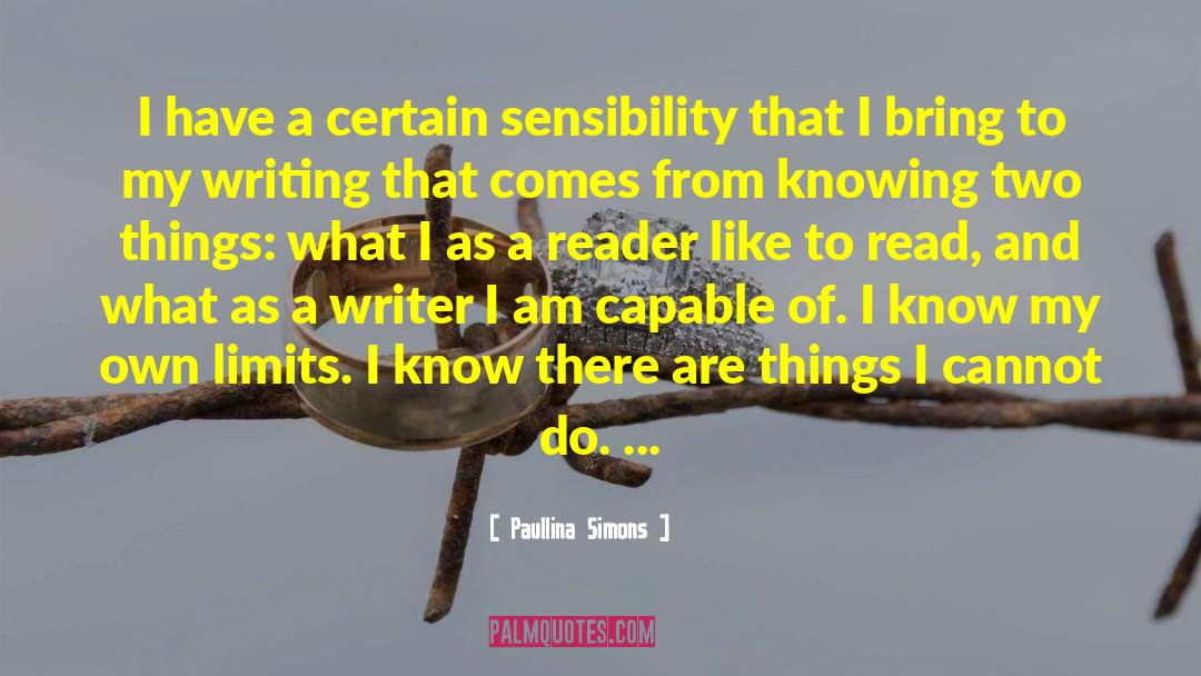 Sensibility quotes by Paullina Simons