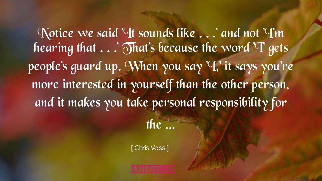 Sensible Person quotes by Chris Voss