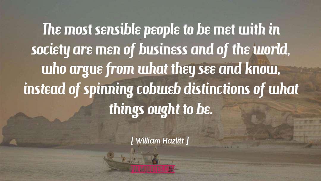 Sensible quotes by William Hazlitt