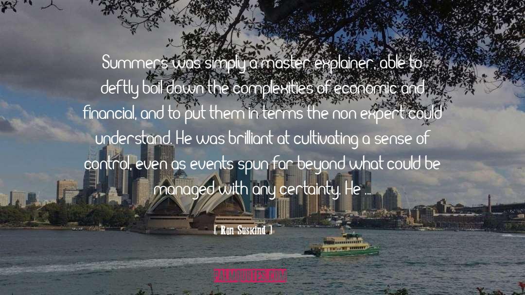 Sensibly quotes by Ron Suskind