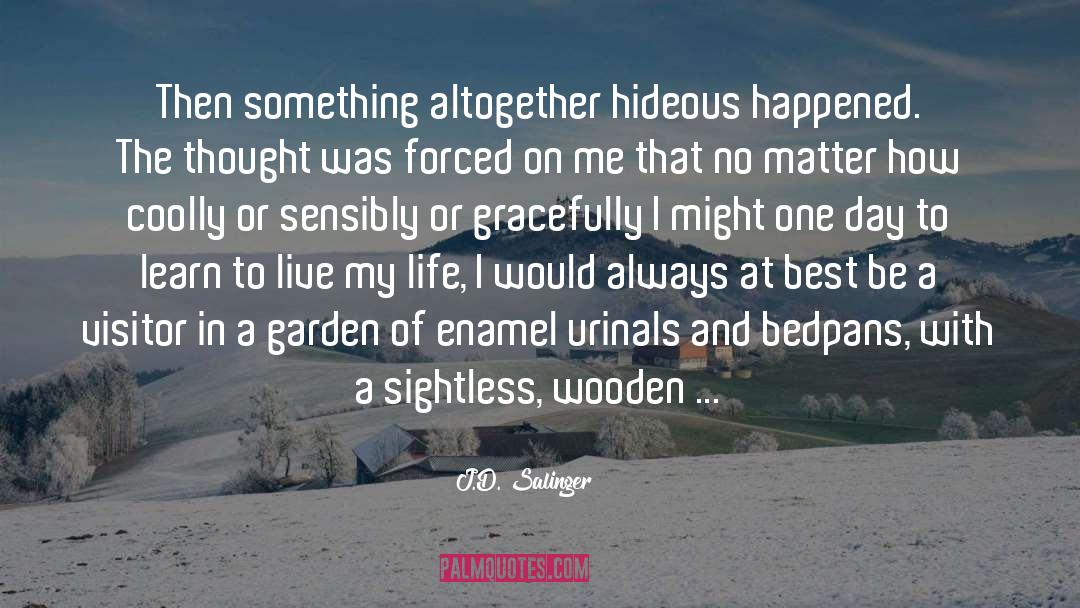 Sensibly quotes by J.D. Salinger