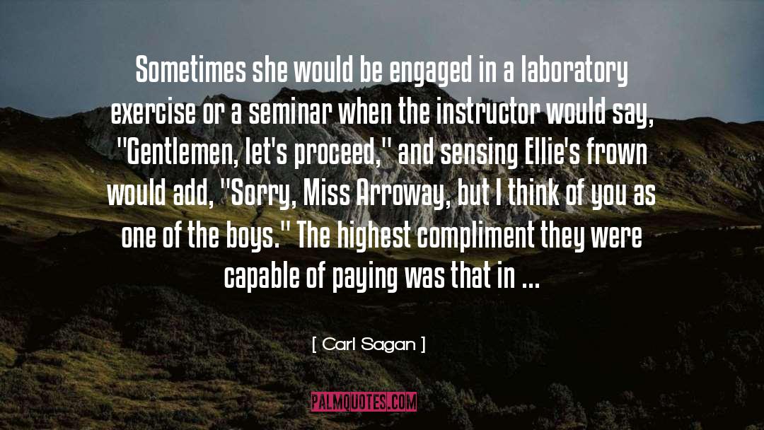 Sensing quotes by Carl Sagan