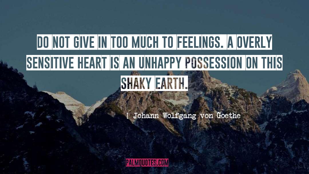 Sensitive Person quotes by Johann Wolfgang Von Goethe