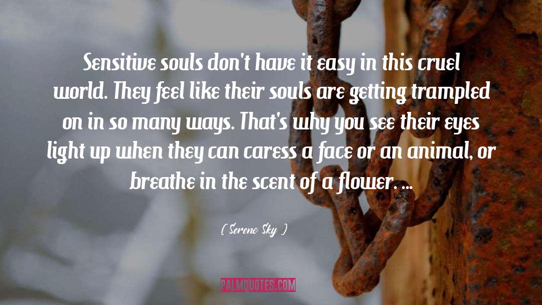 Sensitive Souls quotes by Sereno Sky