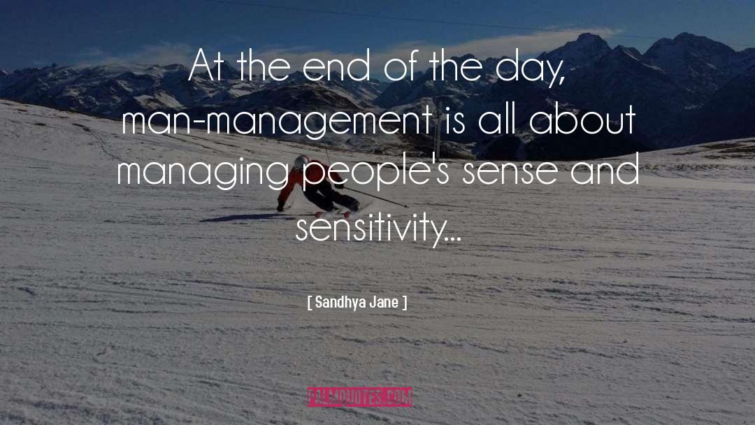 Sensitivity quotes by Sandhya Jane
