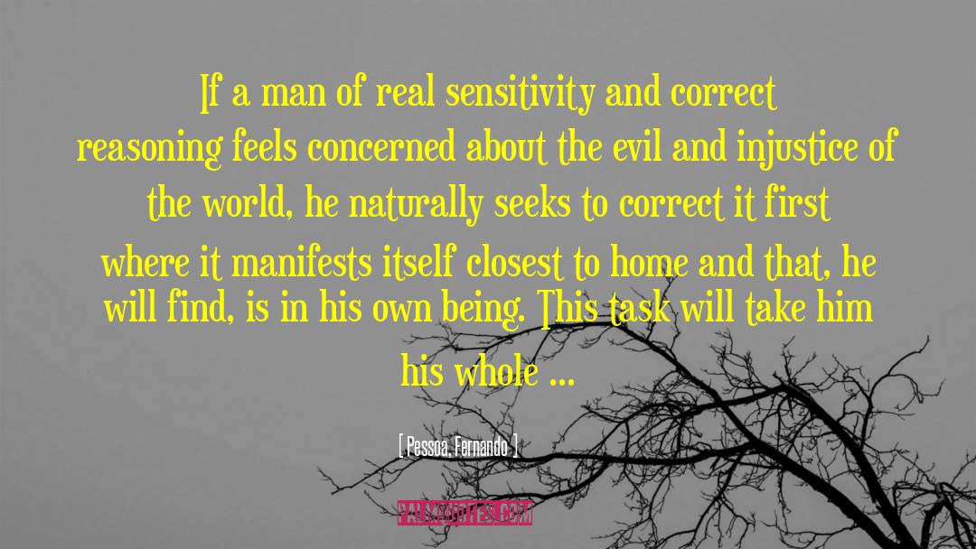 Sensitivity quotes by Pessoa, Fernando