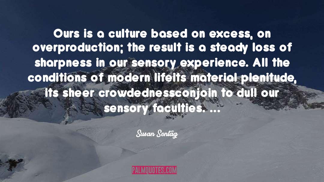 Sensory Experience quotes by Susan Sontag