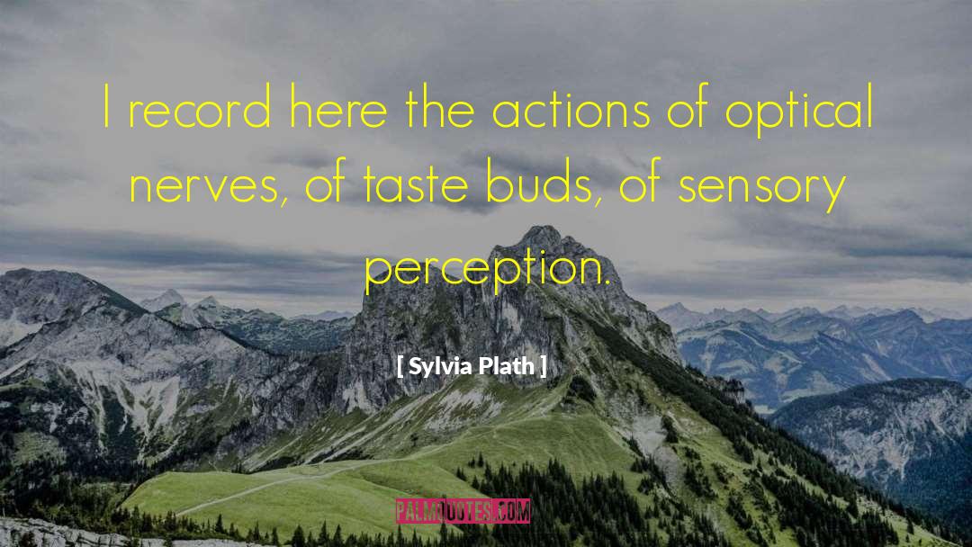 Sensory Perception quotes by Sylvia Plath