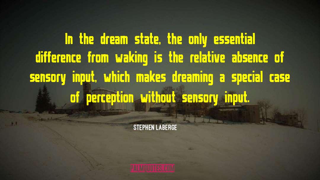 Sensory Processing quotes by Stephen LaBerge