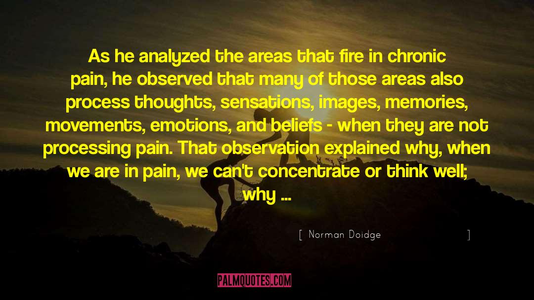Sensory Processing Sensitivity quotes by Norman Doidge