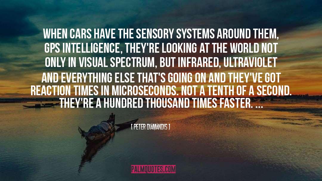 Sensory quotes by Peter Diamandis