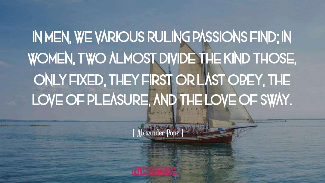 Sensual Pleasure quotes by Alexander Pope