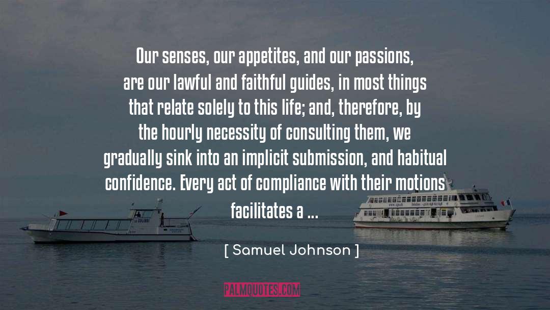 Sensual quotes by Samuel Johnson