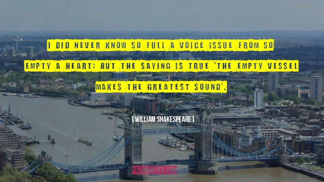 Sensurround Sound quotes by William Shakespeare