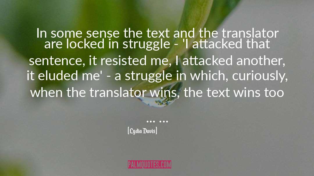 Sentence quotes by Lydia Davis