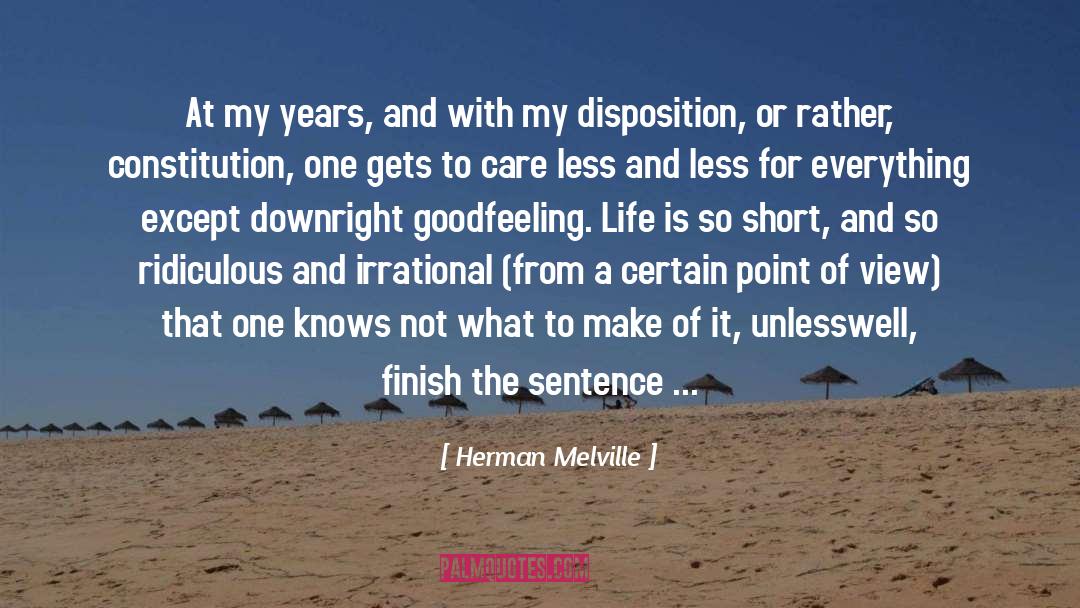 Sentence Structure quotes by Herman Melville