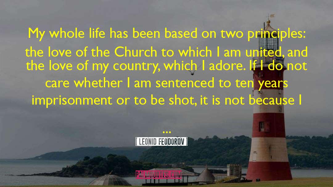 Sentenced quotes by Leonid Feodorov