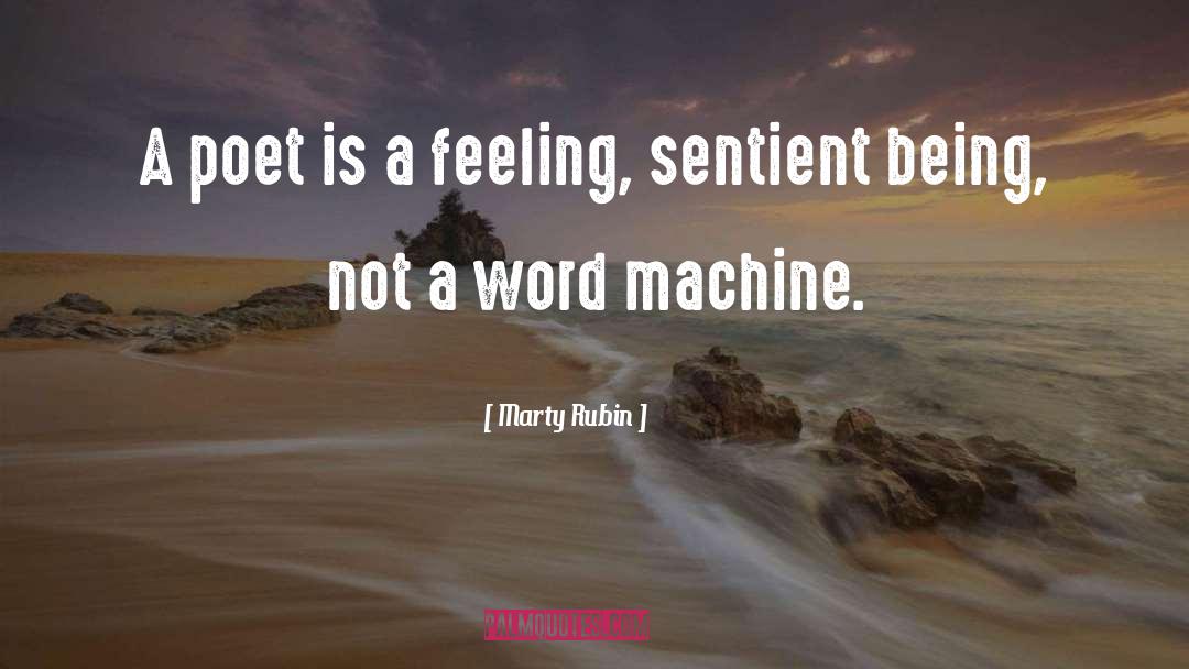 Sentient quotes by Marty Rubin