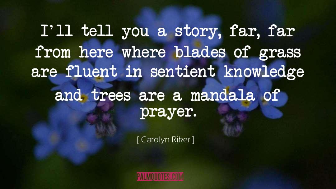 Sentient quotes by Carolyn Riker