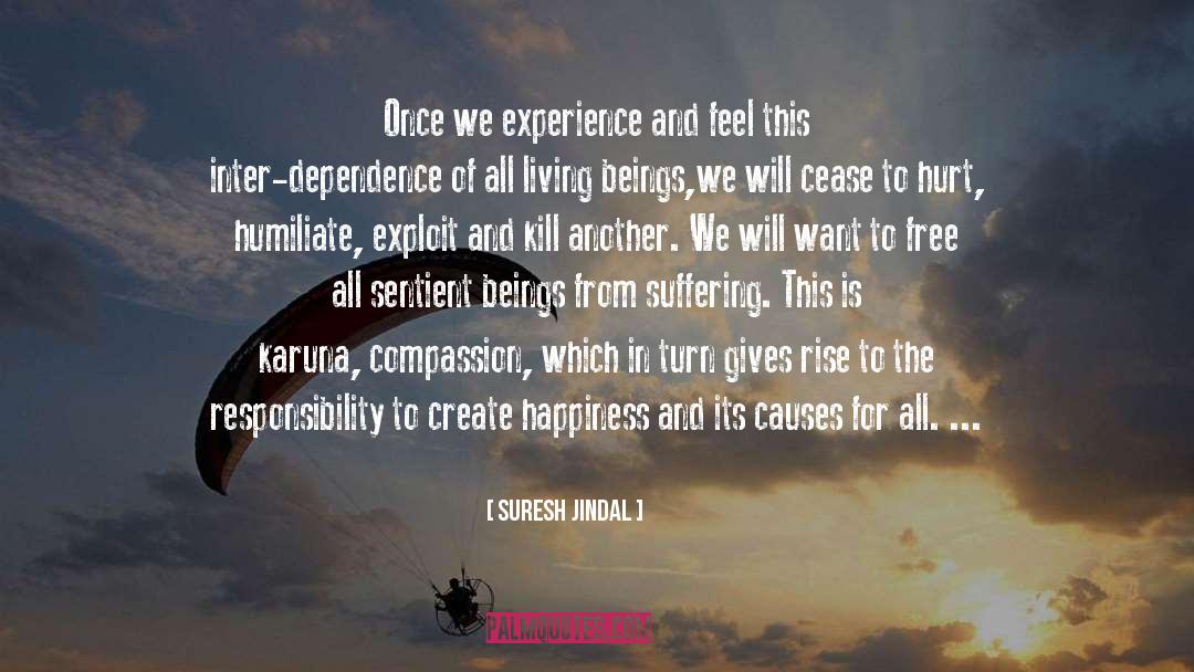 Sentient quotes by Suresh Jindal